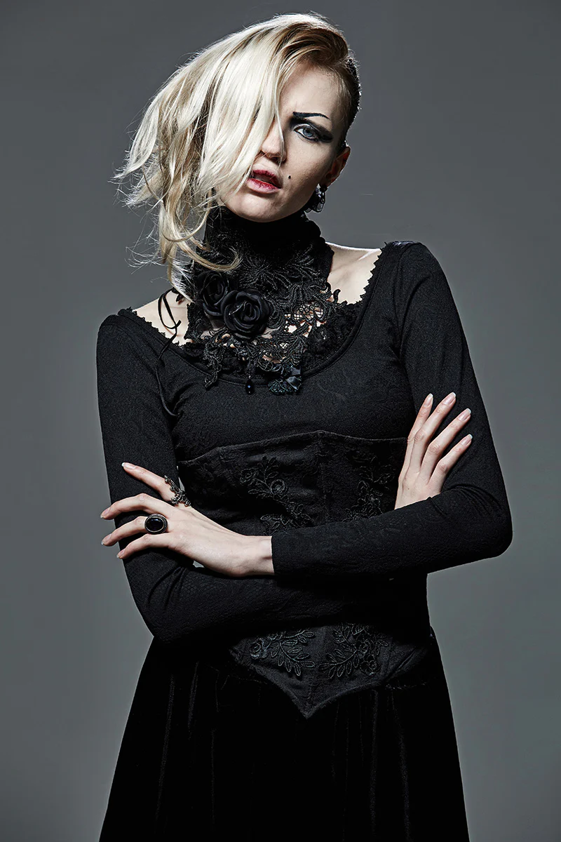 Palace Asymmetric Gothic Accessories Fake Shirt Collar - Image 6