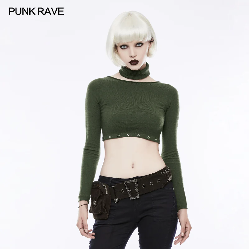 Personality Punk Accessory Removable Belt With Vertical Bag - Image 8