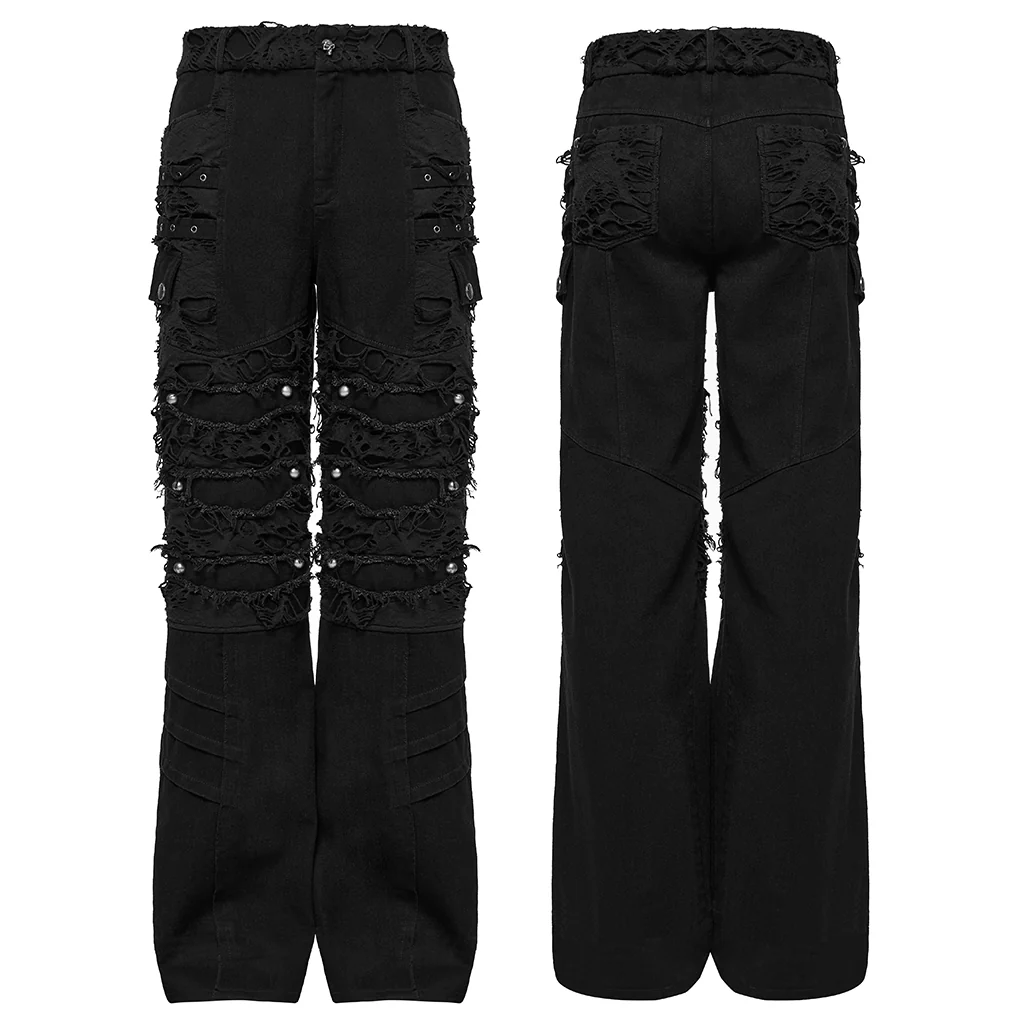Personalized straight punk pants - Image 5