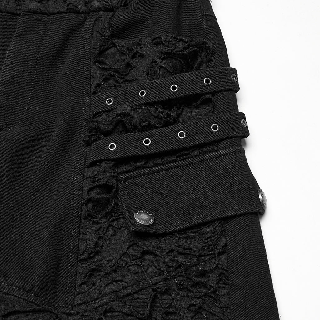 Personalized straight punk pants - Image 7