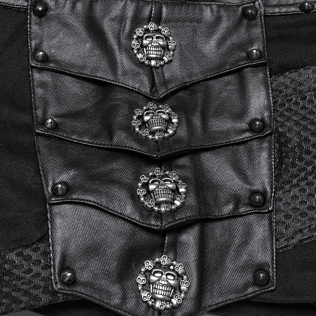 Punk armor fragments shorts - Image 2