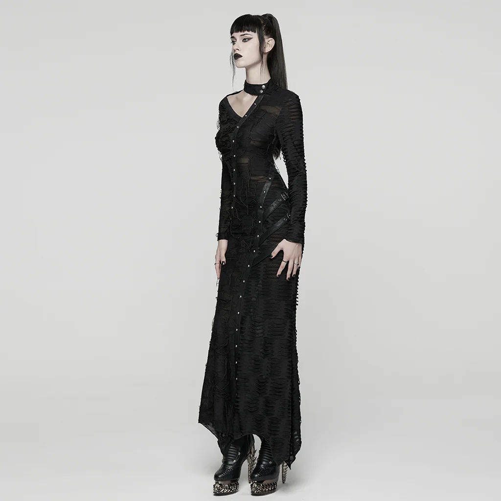 Punk Asymmetric Decadent Dress - Image 2