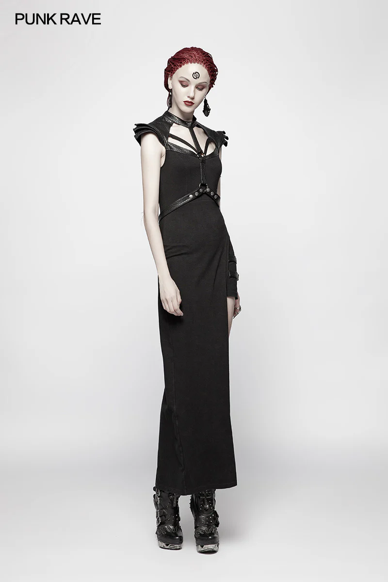 Punk Asymmetric Sexy Dress - Image 6