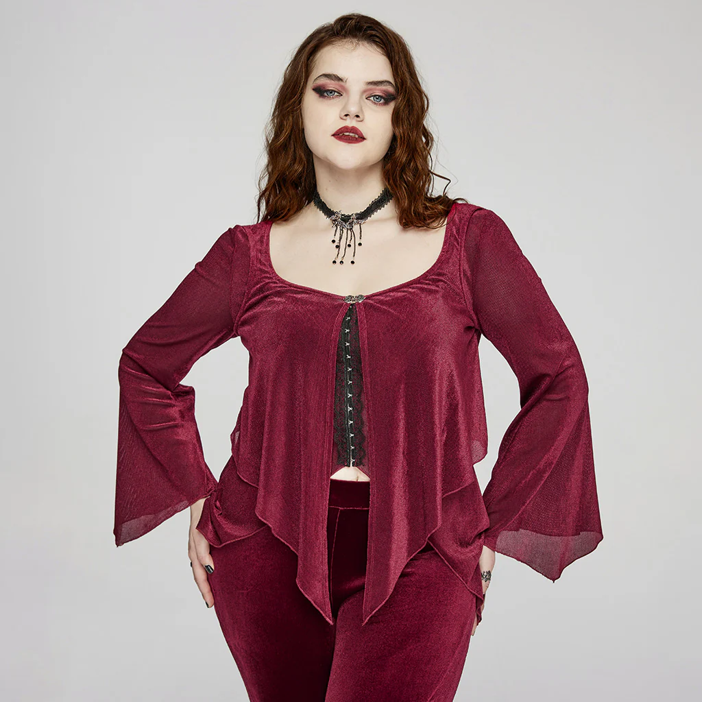 Punk Blood Butterfly Tassel Choker - Image 7