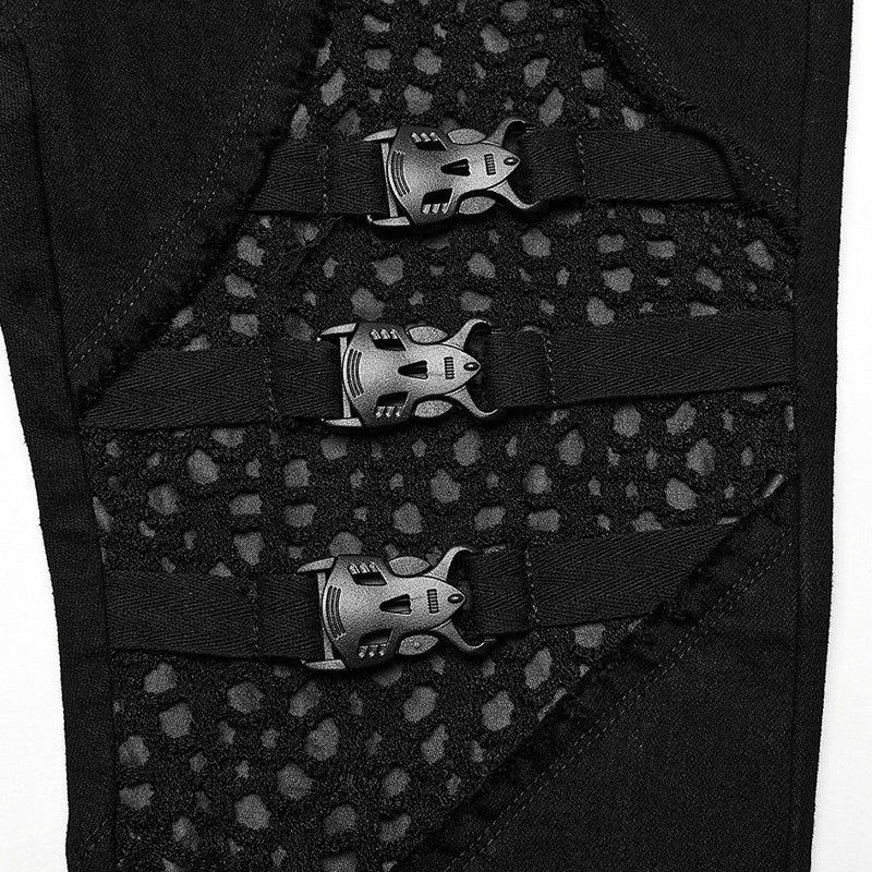 PUNK Cage Flared Pants - Image 5