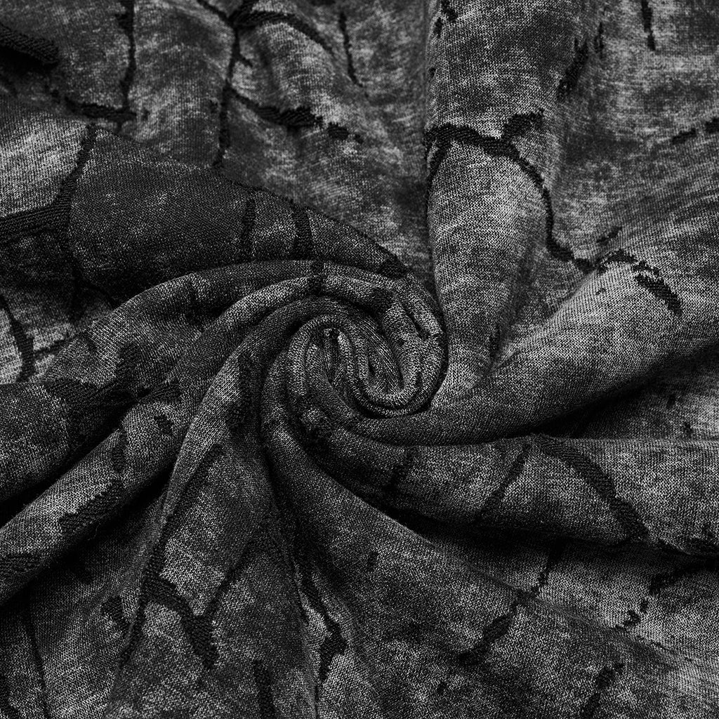 Punk Cracked Hooded T-shirt - Image 11