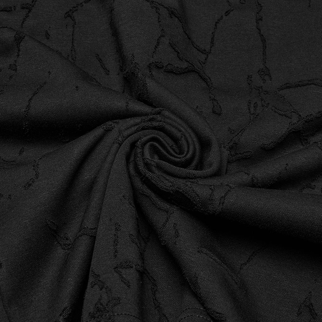 Punk Cracked Hooded T-shirt - Image 3