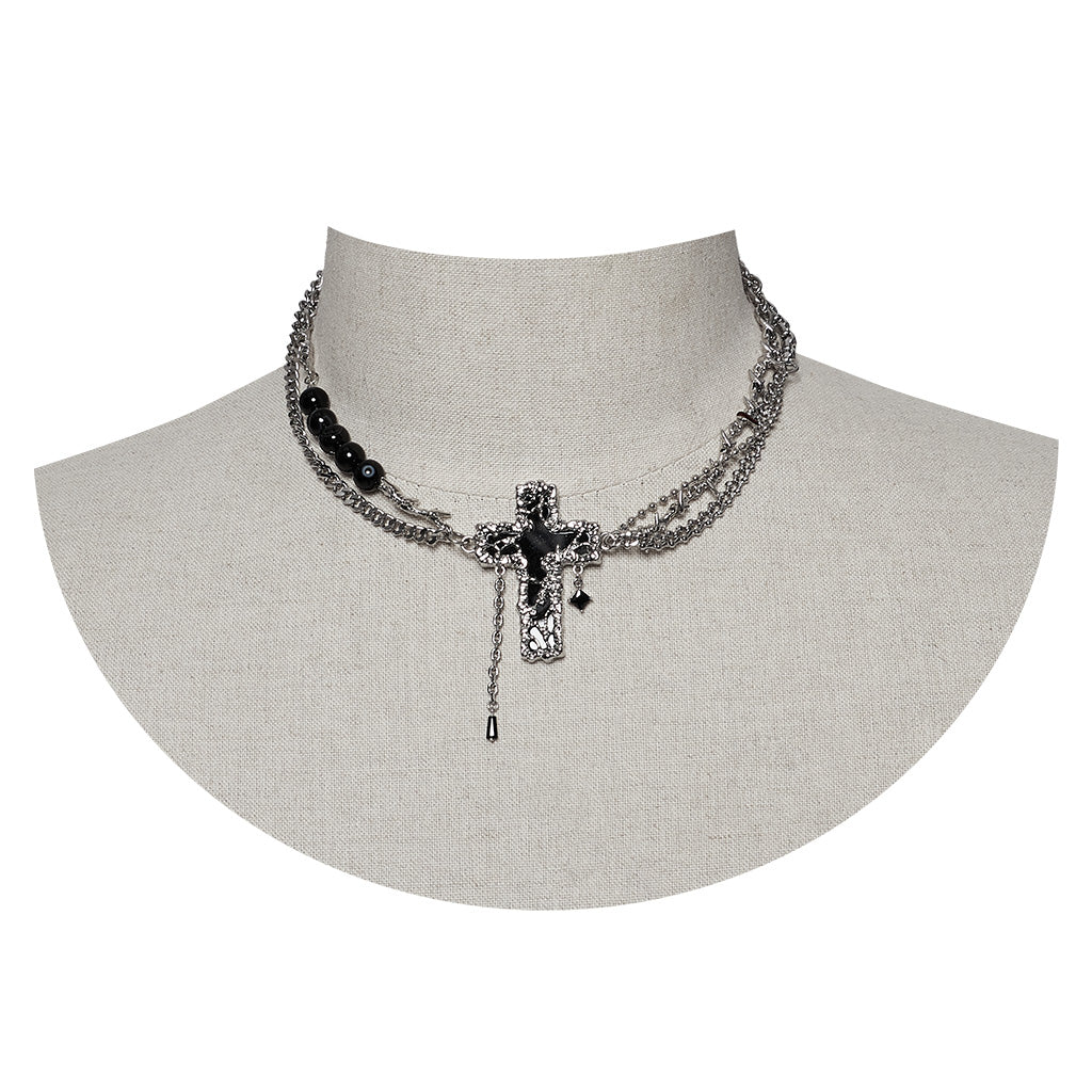 Punk Cross Necklace - Image 4