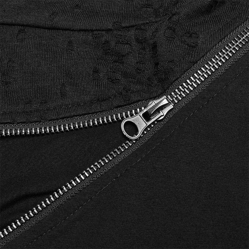 Punk Dark Turtleneck T-shirt - Image 5