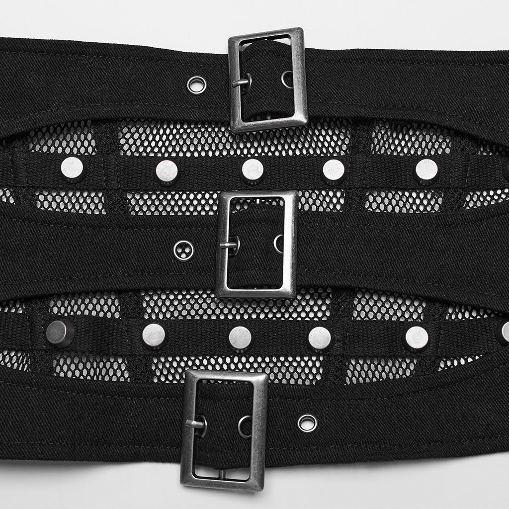 Punk Double layered Adjustable Corset - Image 3