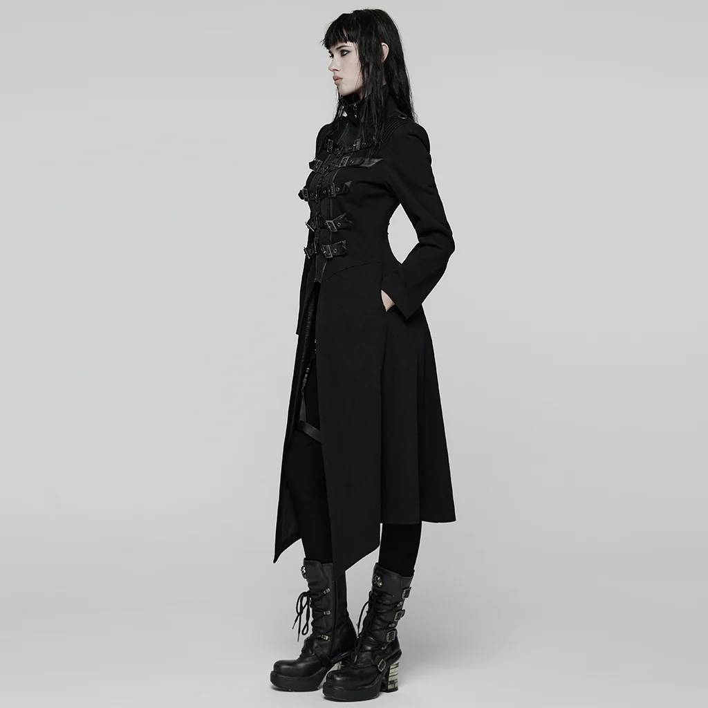 Punk Double-Zipper Skeleton Coat - Image 4