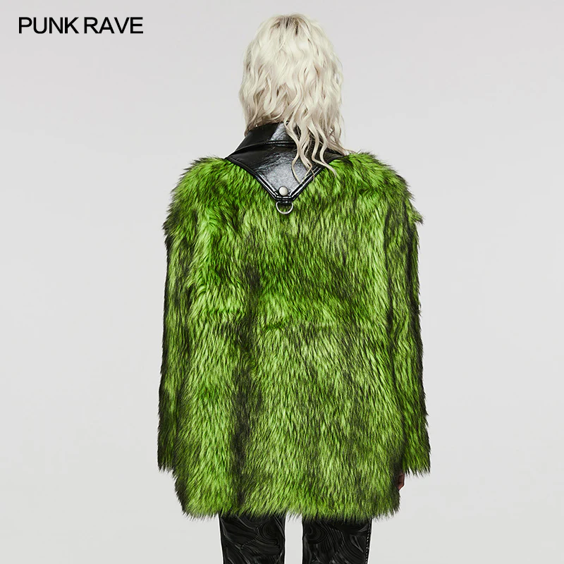 PUNK faux fur coat - Image 7