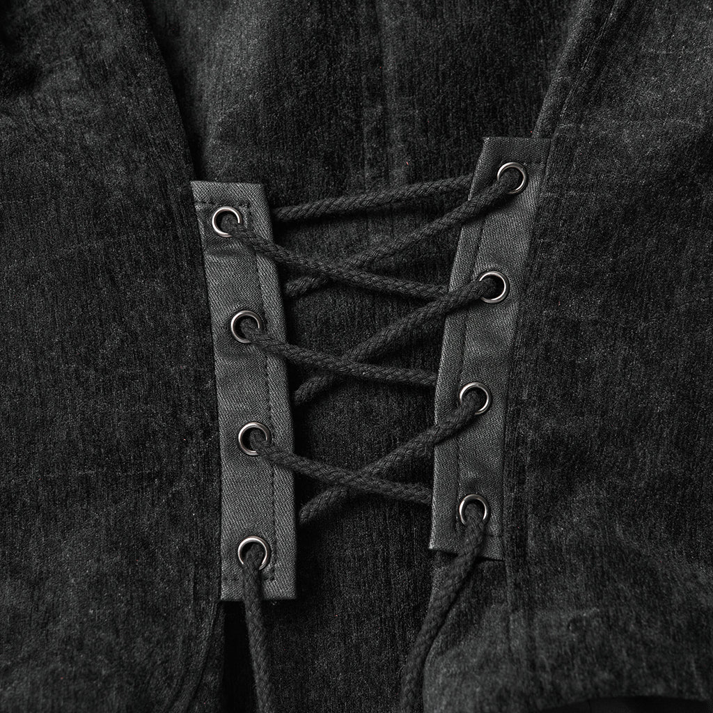 Punk Flamorous Lapel Vest - Image 7