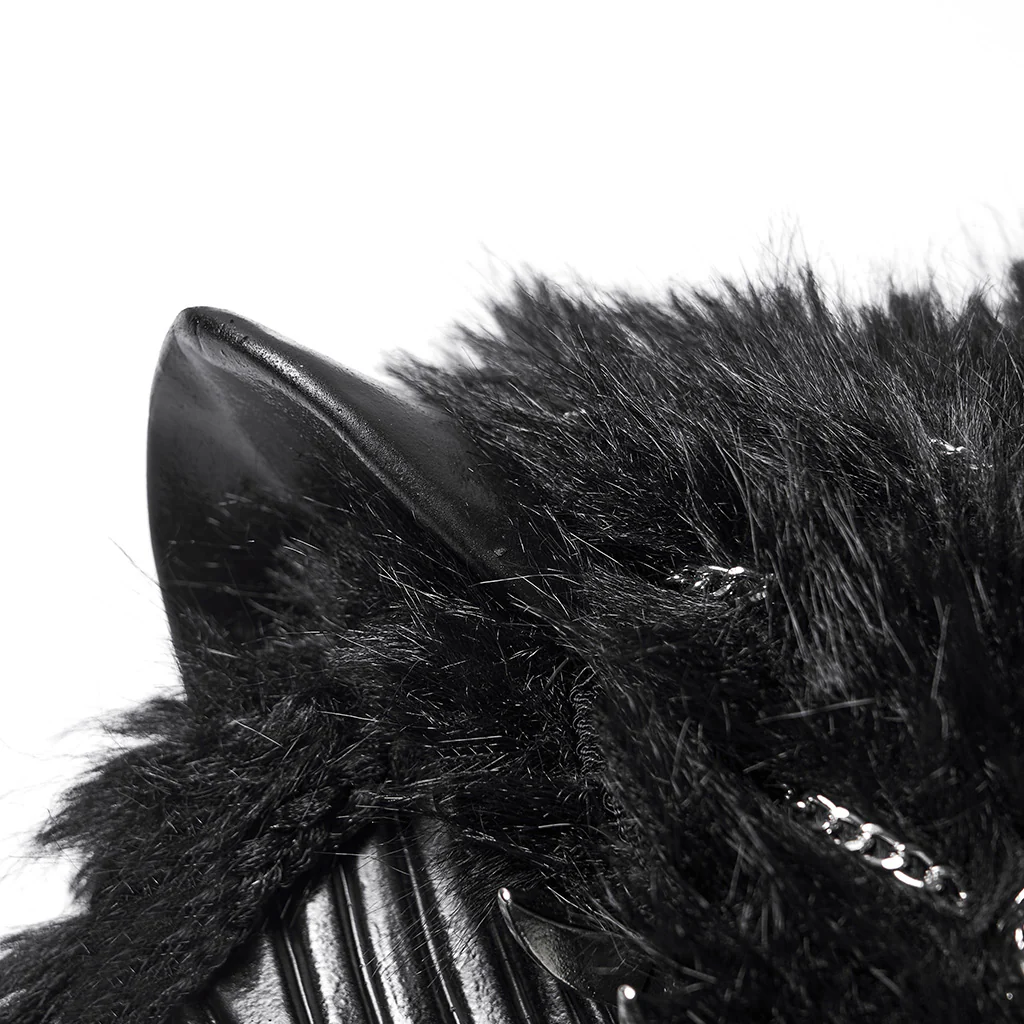 Punk Fox Head Braided Hood - Image 8