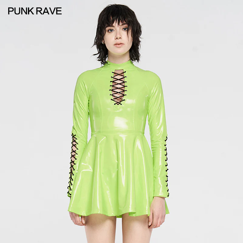 Punk Glitzy Sexy Short Dress - Image 6
