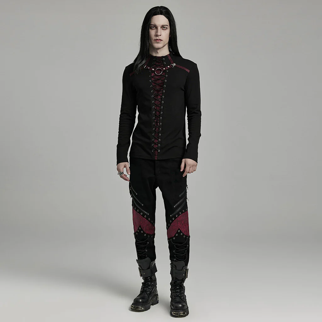 PUNK Handsome Long Sleeve T-shirt - Image 16