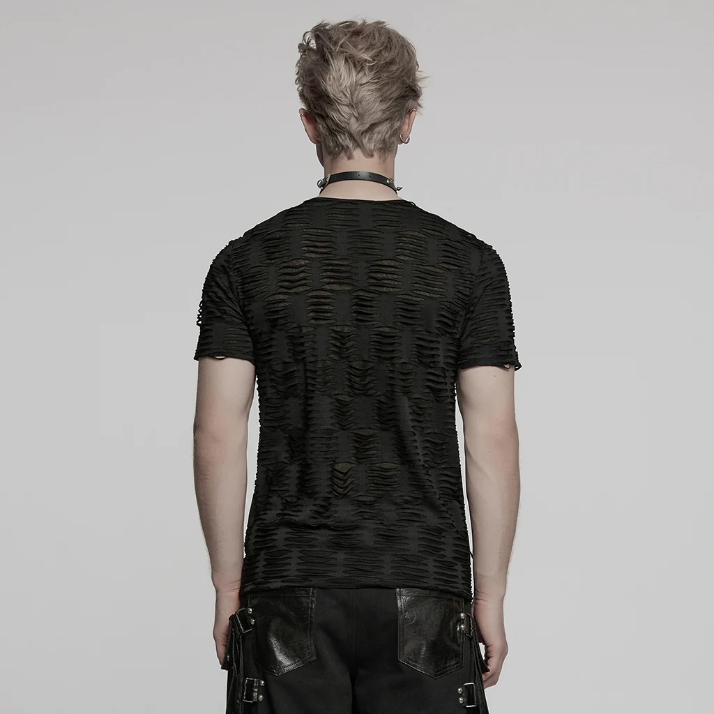 Punk handsome men's T-shirt - Image 4