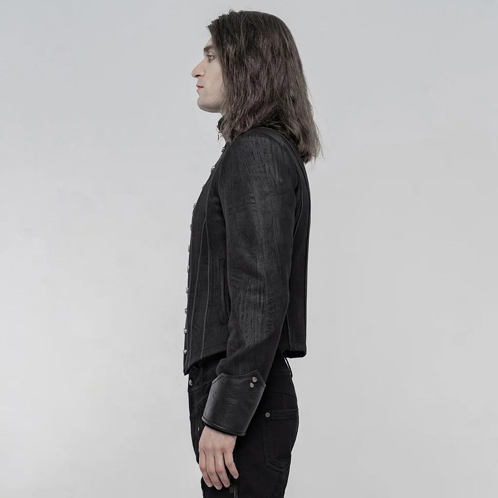 Punk handsome Short Coat - Image 2