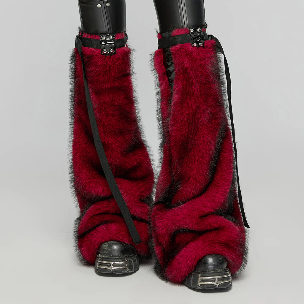Punk Handsome Short Hair Leg Warmers For Women - Image 10