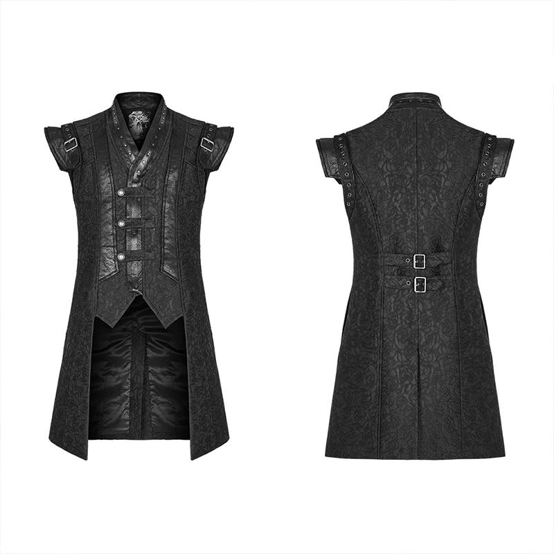 Punk Hanfu Medium-length waistcoat - Image 4