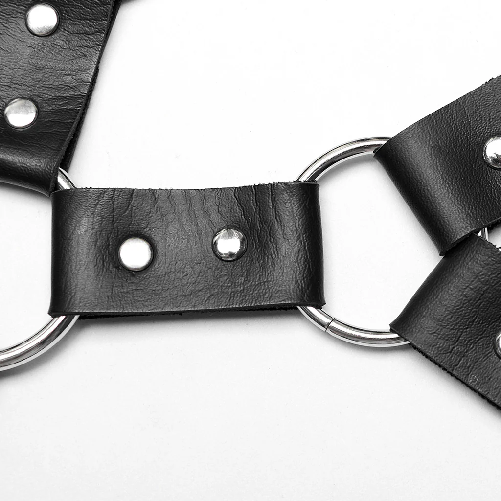 Punk Harness & Belt 2 in 1 Accessory - Image 3