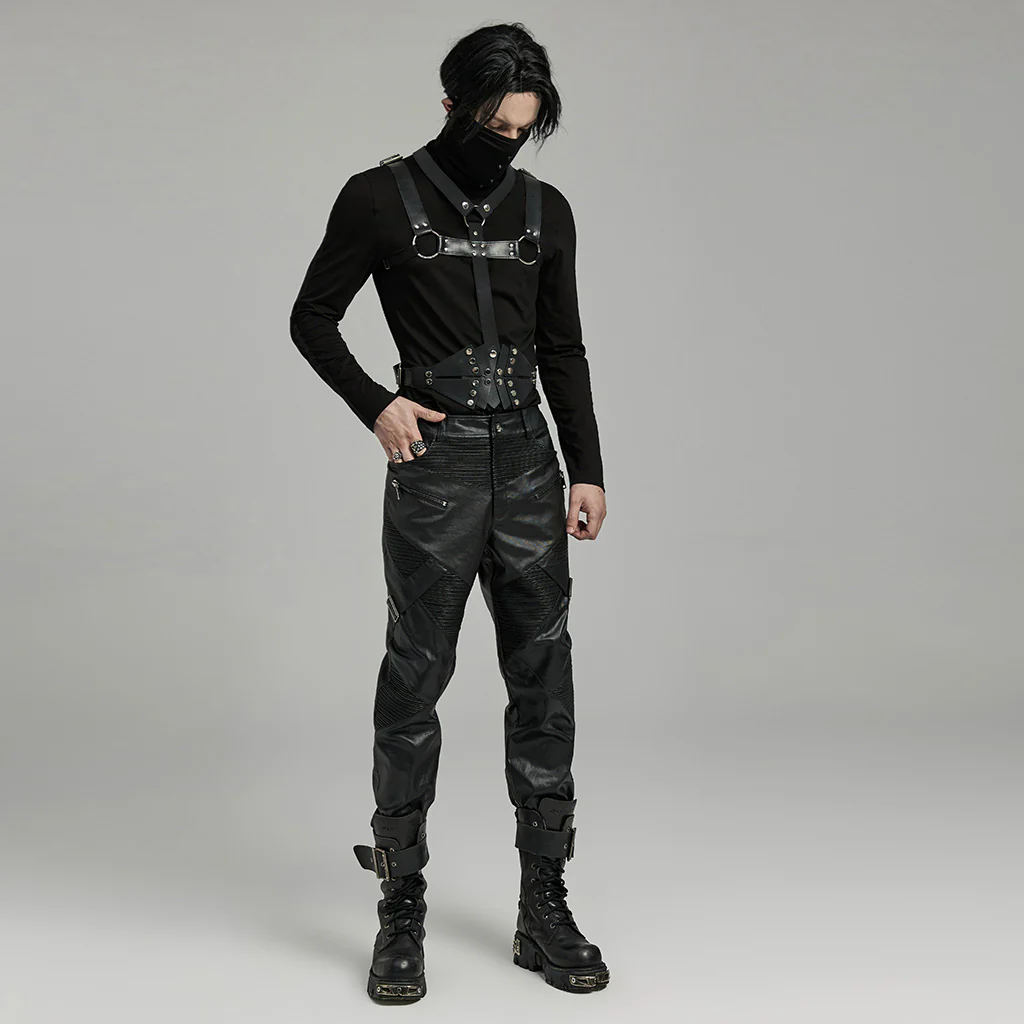Punk Harness & Belt 2 in 1 Accessory - Image 7