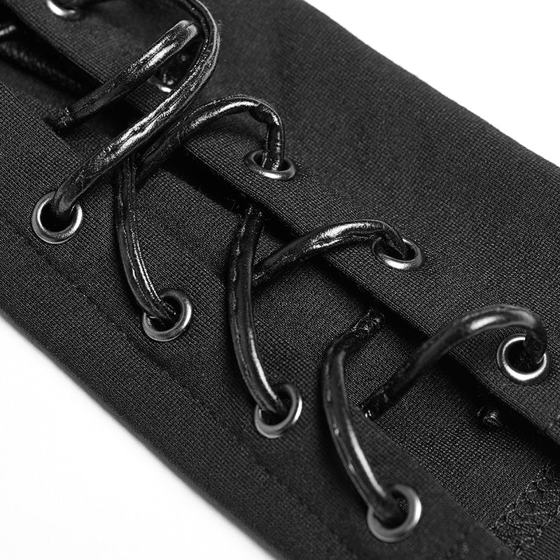 Punk Hollow-out Long Sleeve T-shirt - Image 6