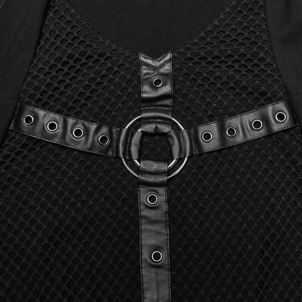 Punk hooded decadent vest - Image 6
