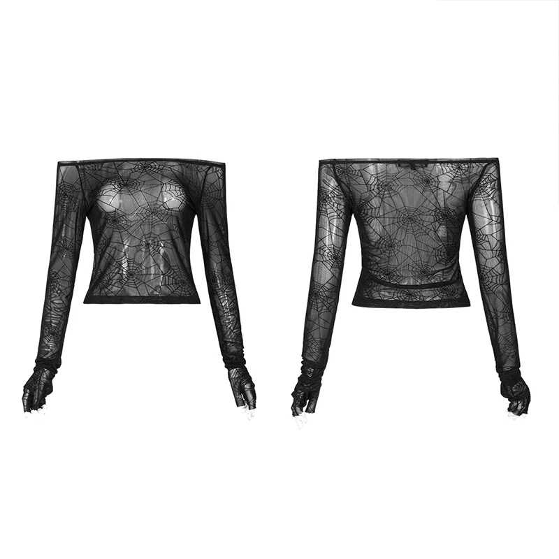 PUNK horizontal neck T-shirt - Image 4