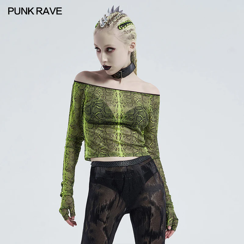 PUNK horizontal neck T-shirt - Image 6