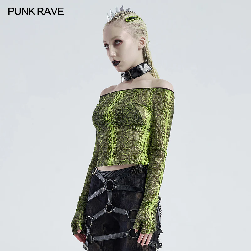 PUNK horizontal neck T-shirt - Image 7