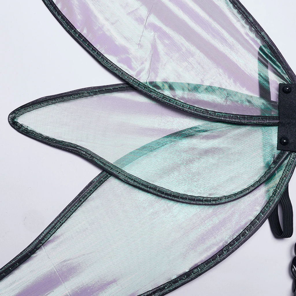 Punk Iridescent Mesh Butterfly Wings - Image 15