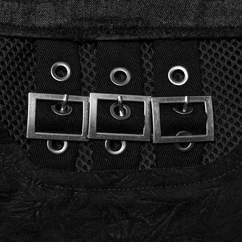 PUNK Irregular Structure Hollow Pants - Image 2