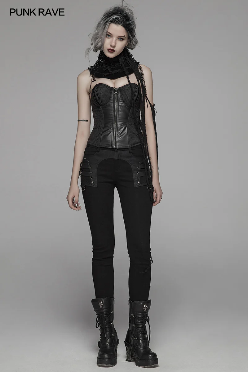 Punk Jean Long Pant With Removable Belt - Image 6