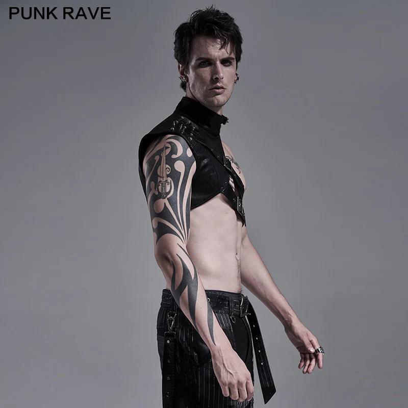 Punk men's one-arm shoulder armor - Image 2