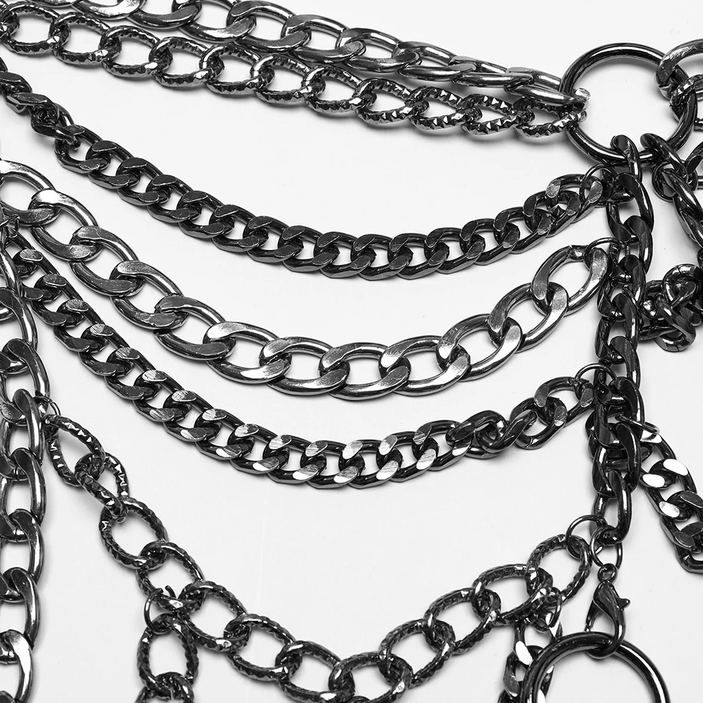 Punk metal chain dress - Image 8