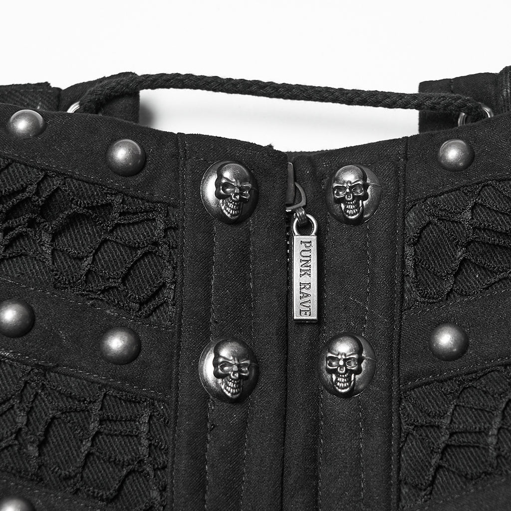 Punk Metal Rivet Corset - Image 8