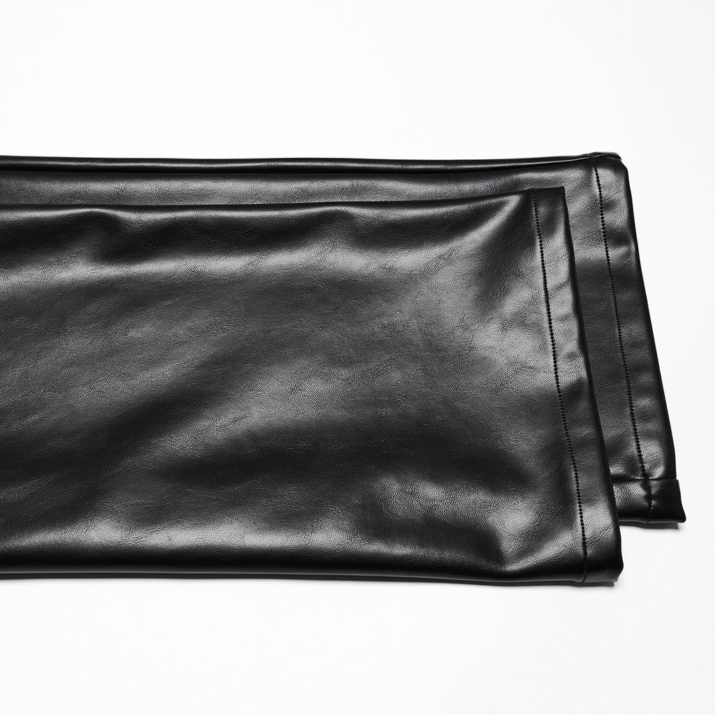 Punk minimalist leather pants - Image 8