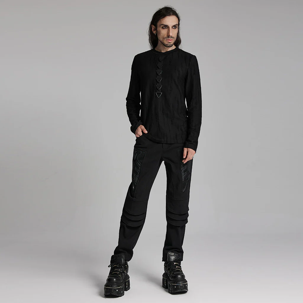 Punk minimalist street T-shirt - Image 4
