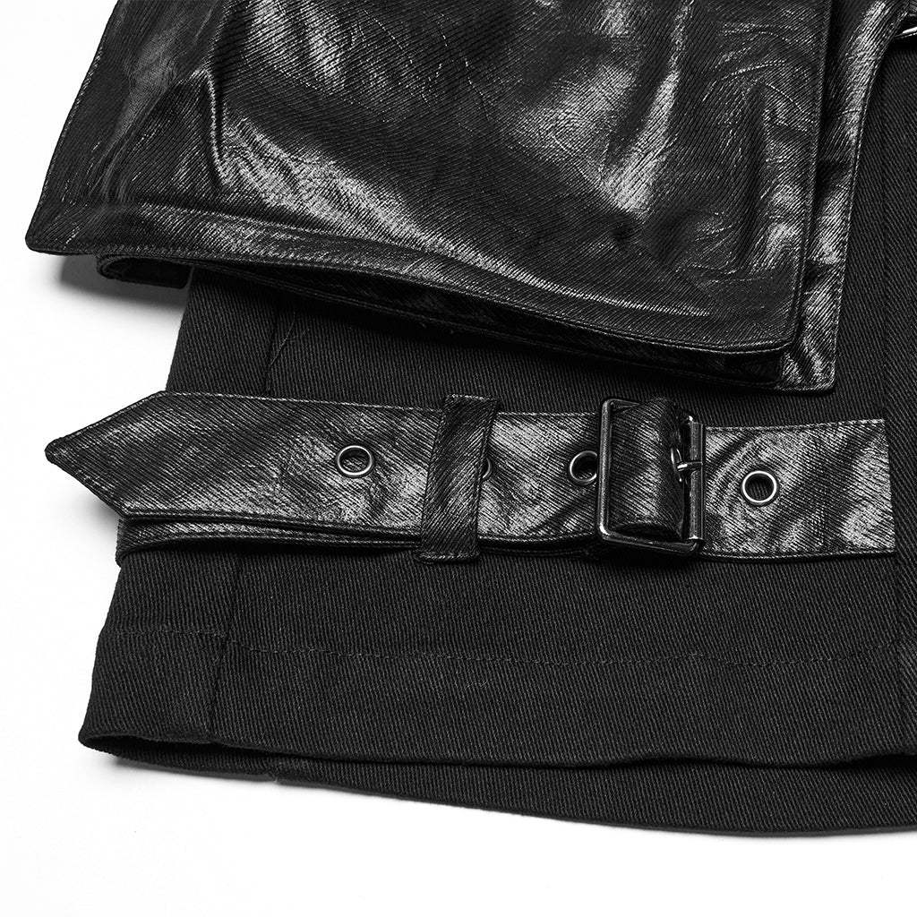 Punk oversized wrinkled shorts - Image 2
