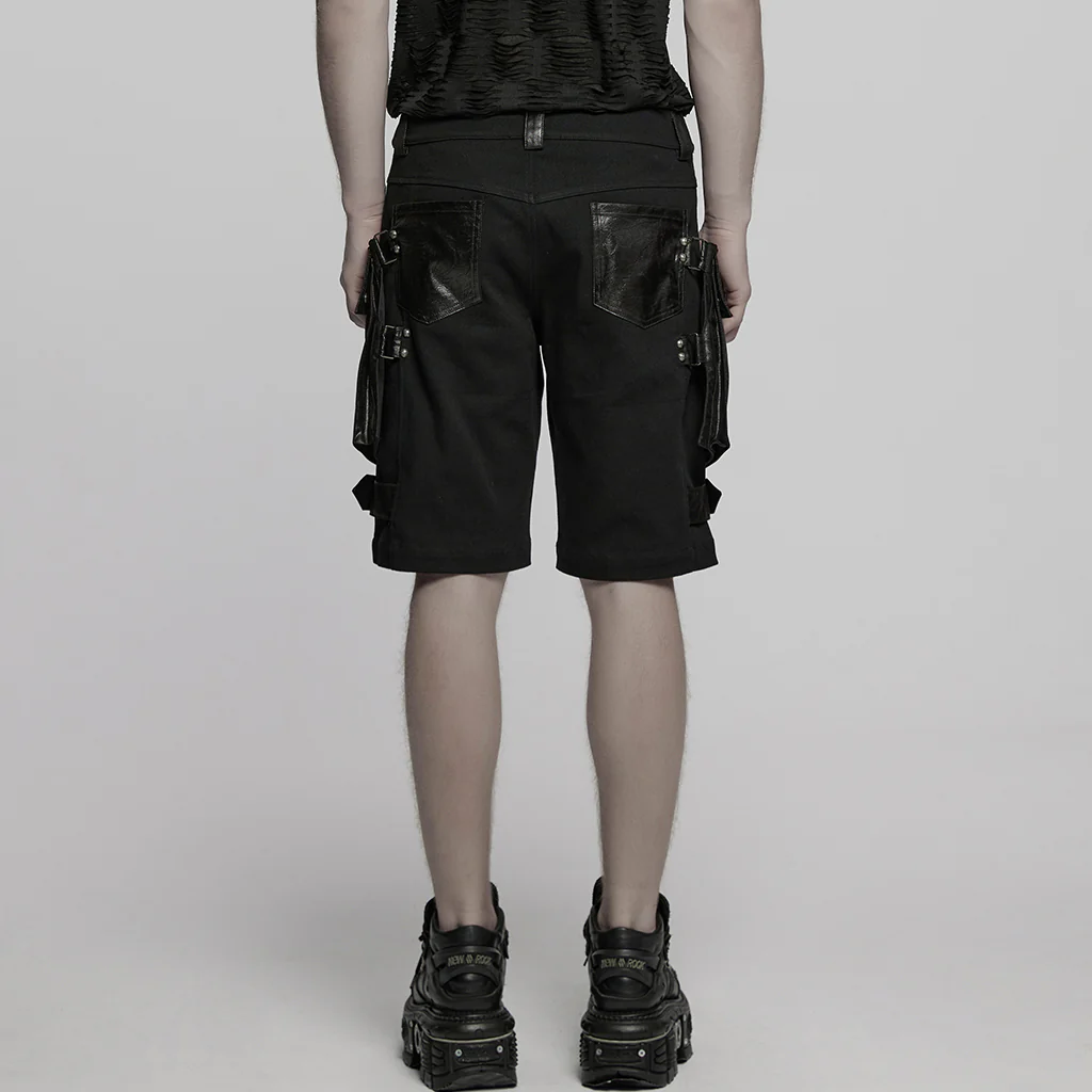 Punk oversized wrinkled shorts - Image 5