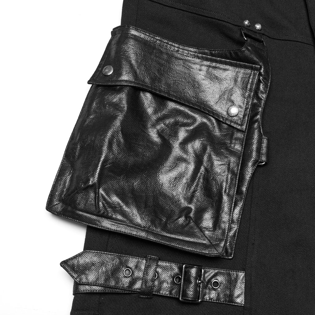 Punk oversized wrinkled shorts - Image 9