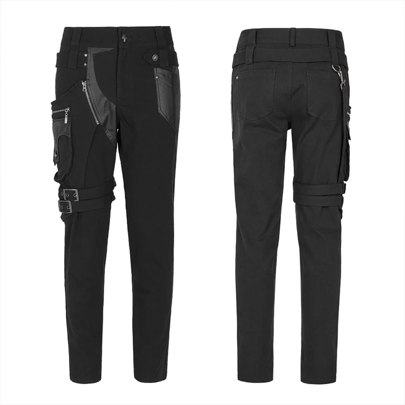 Punk Personality Elastic Trousers - Image 4