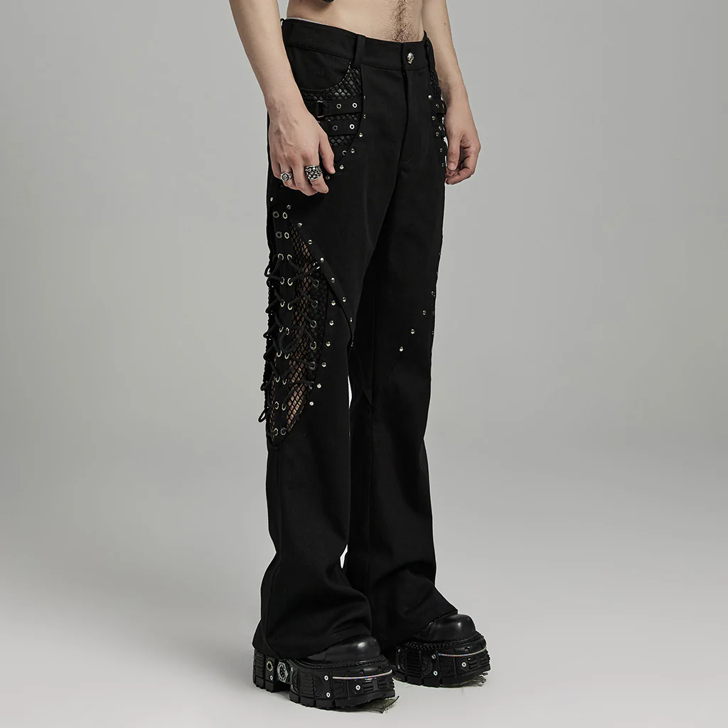 PUNK Personalized Flare Pants For Men - Image 5