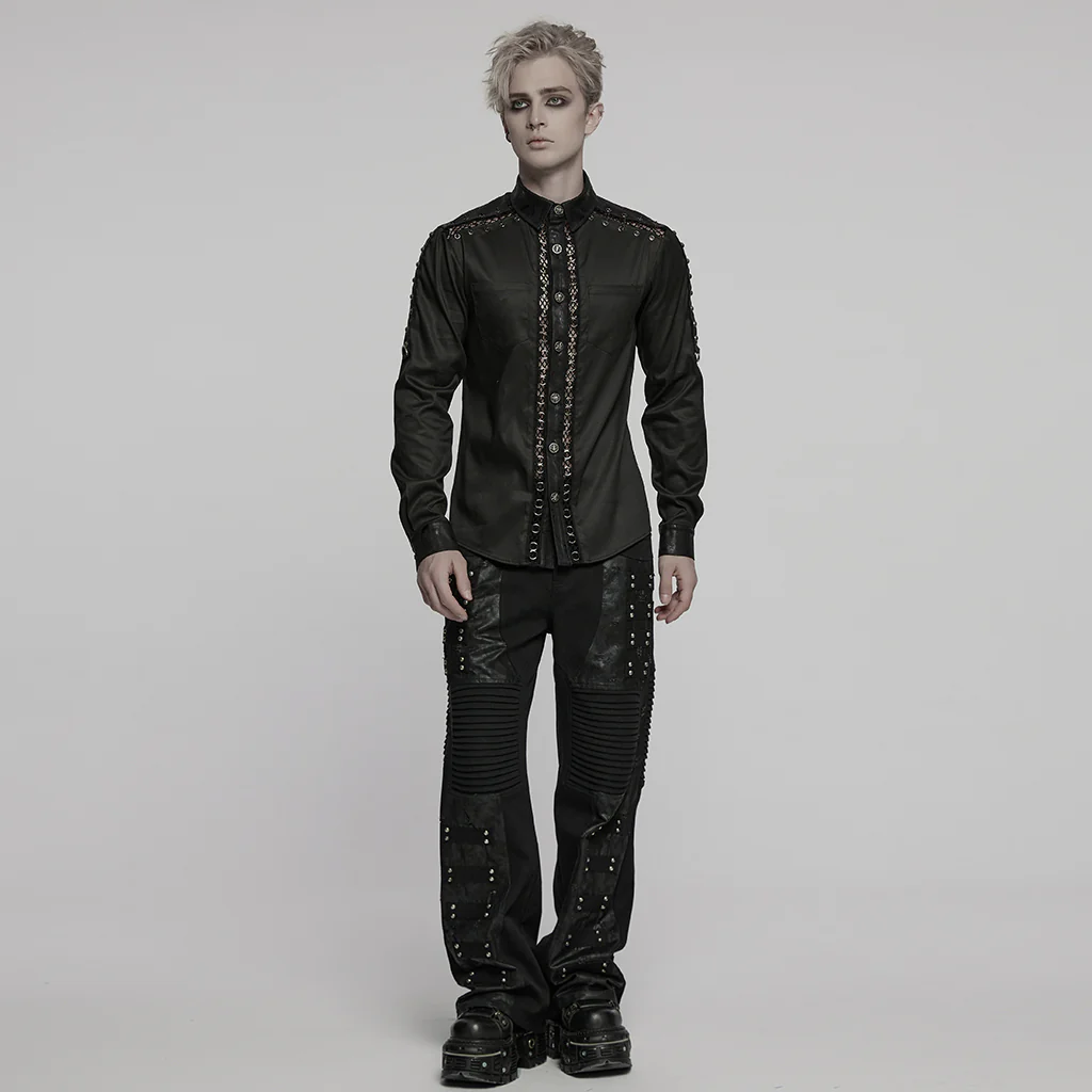 Punk Personalized Men's Shirt - Image 6