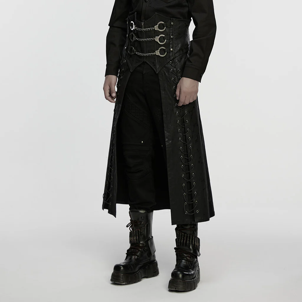 Punk Rebel handcuffs Kilt - Image 3