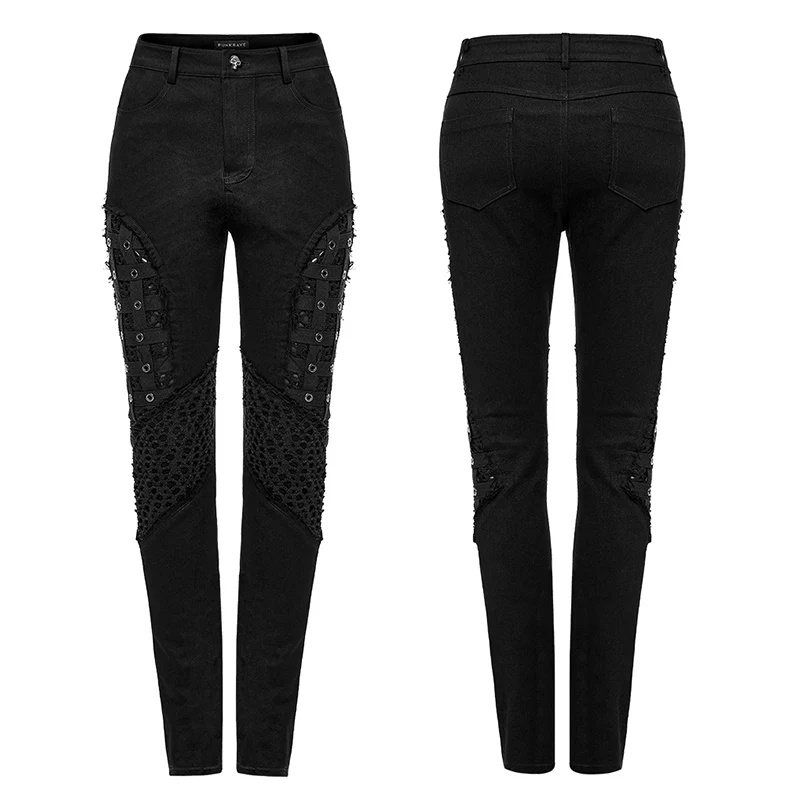 PUNK rubberized mesh Pants - Image 4