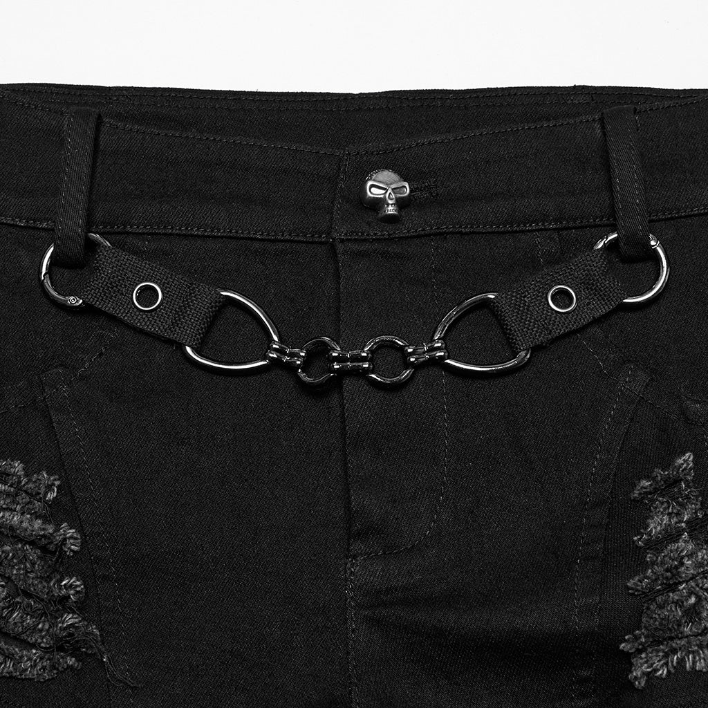 Punk sexy denim shorts - Image 7