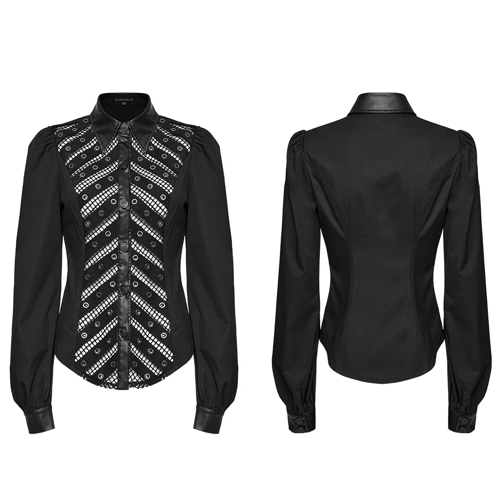 Punk sexy hollow shirt - Image 6