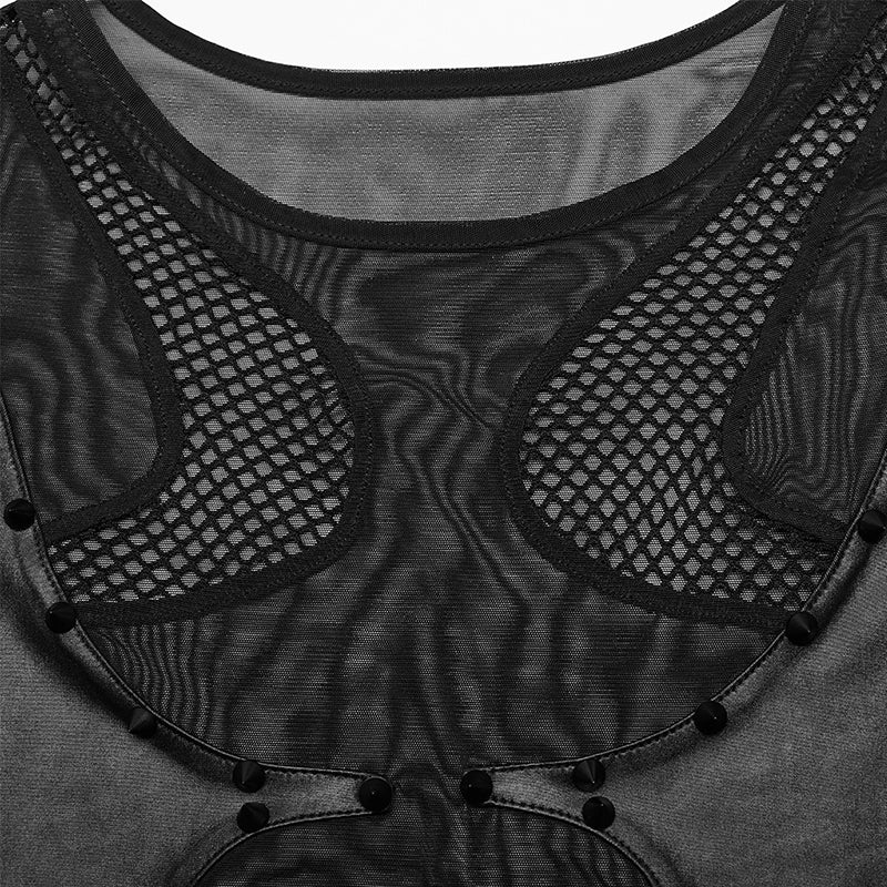 PUNK Sexy Mesh Bodysuit - Image 5